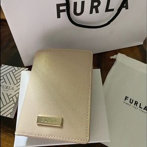 Furla light brown wallet